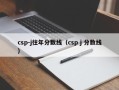 csp-j往年分数线（csp j 分数线）